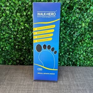 NIB Walkhero Orthotic Insoles Plantar Fasciitis High Arch Support  Mens 9 - 9.5